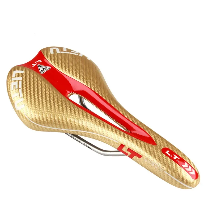 

Bicycle seat cushion, mountain bike saddle cushion Carbon patterned seat