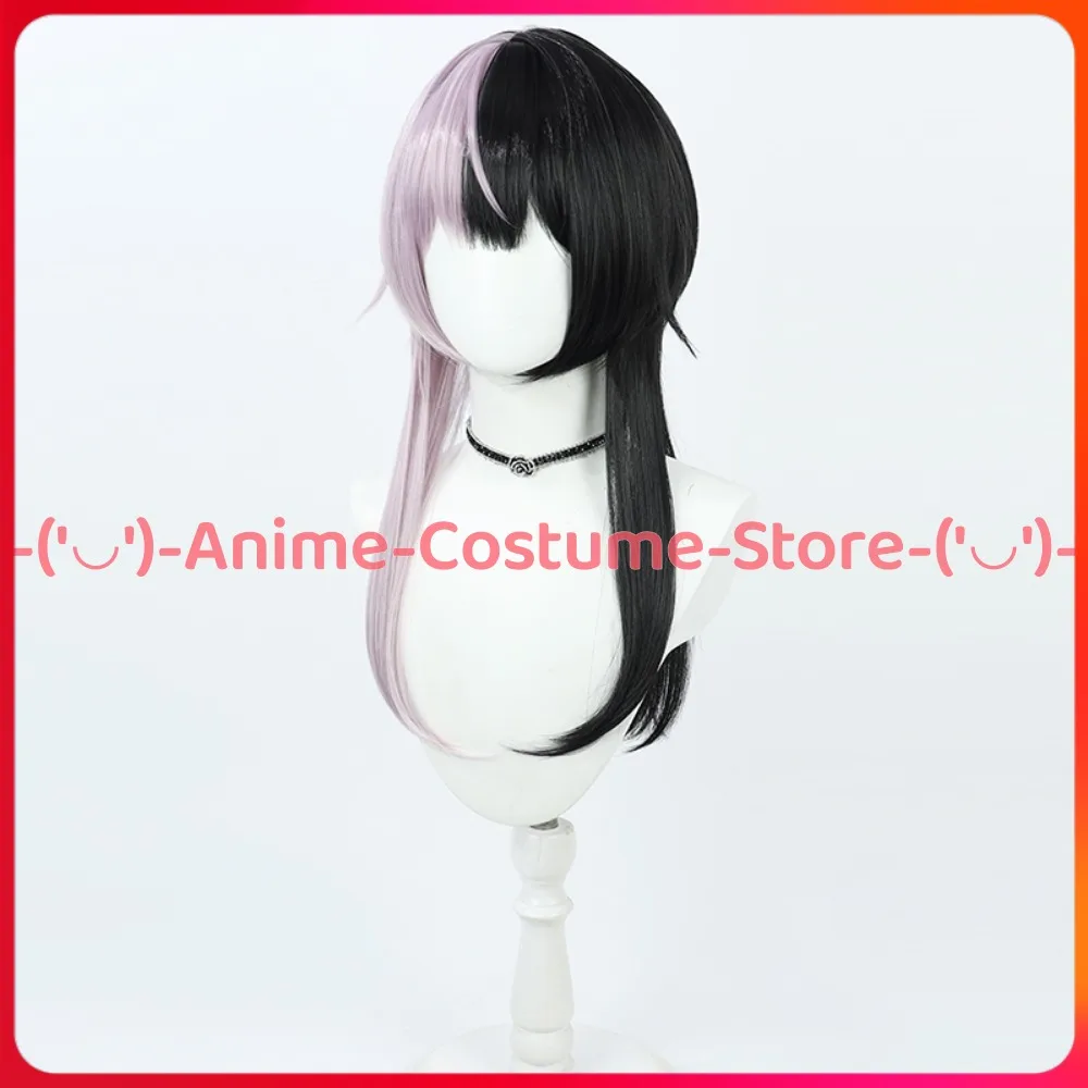 Hololive E VTuber Shiori Novella شعر مستعار تأثيري أنيمي شخصية هالوين كرنفال زي حفلة الباروكات مقاومة للحرارة الشعر الاصطناعية