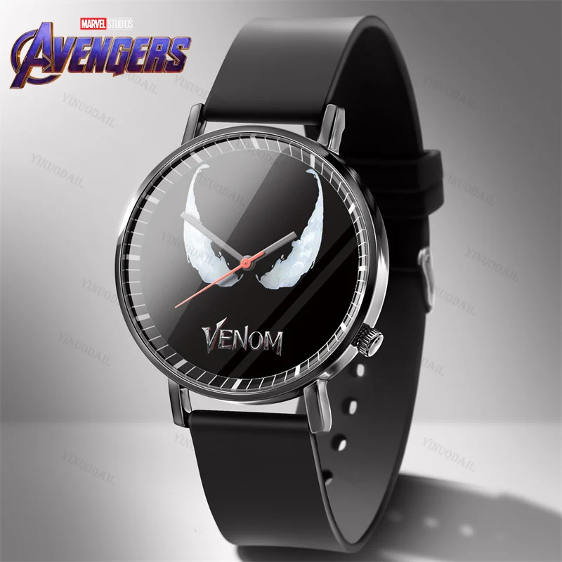 Thor VENOM Marvel Avengers Fashion Watch for Men Reloj Hombre Quartz Wristwatches Student Relogio Masculino Cartoon Figures Gift