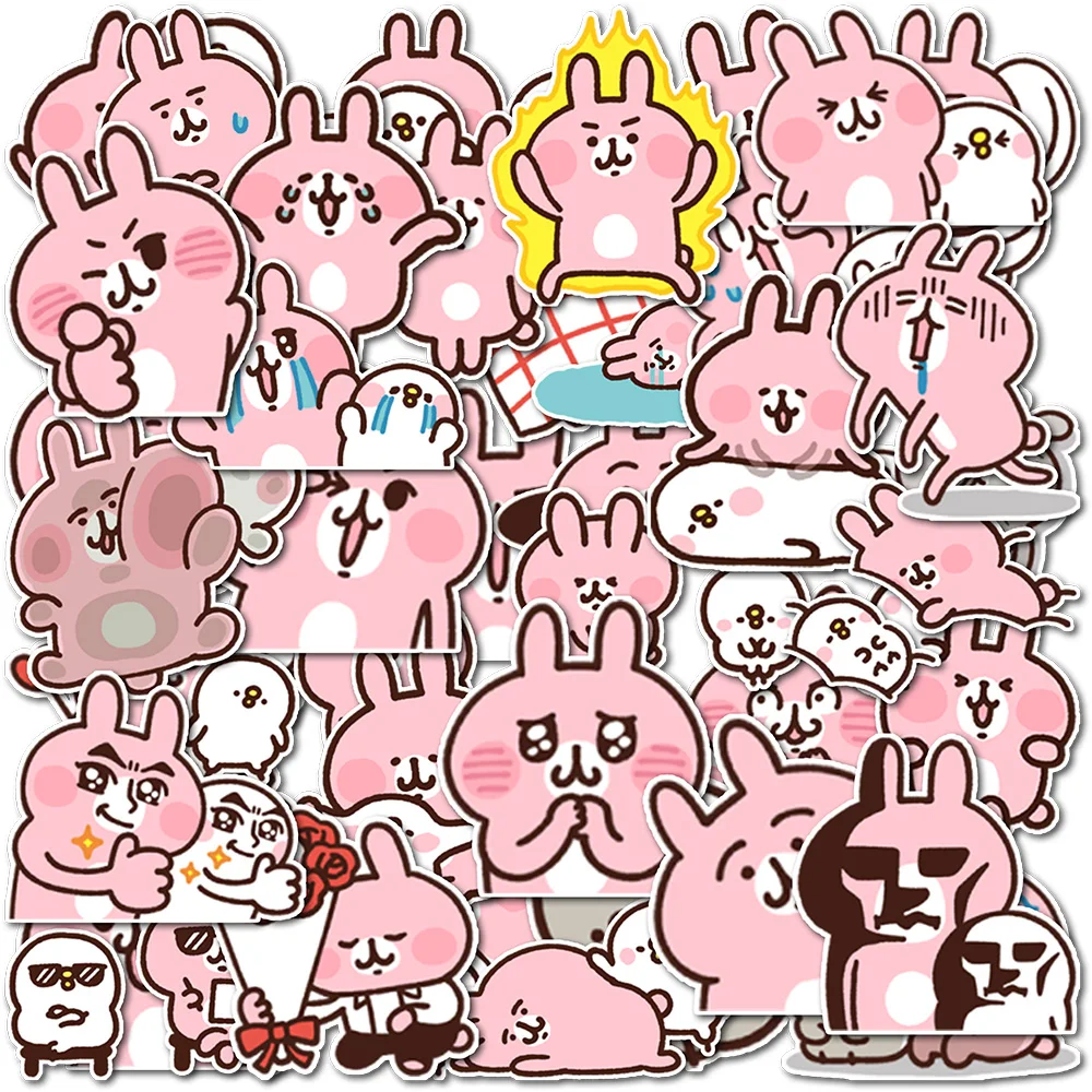 40 Pieces of Kanahei's Cartoon Stickers – Kids' Craft Stickers & DIY Scrapbook Supplies