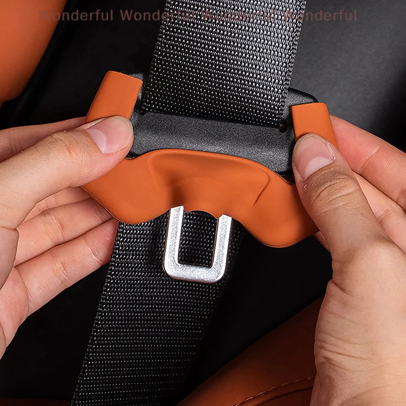 

Car Seat Buckle Protector, 2-Pack Scratch-Resistant Rubber Cover Universal for SUV Sedan