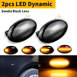 2Pcs Smoked Dynamic LED Turn Signal Lights Side Marker Lamp For Mercedes-Benz Vito W639 2003-2014 Vito W447 2015 2016-2021 2022