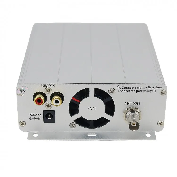 76MHz-108MHz 15W FM Broadcast Transmitter Stereo PLL FM Radio Broadcast Station BNC Inter face ST-15B