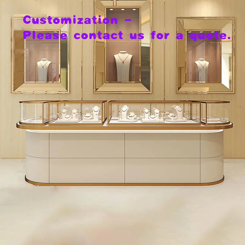 

custom.Custom High Quality Durable LED Lighting Jewelry Kiosk Showcase Shopping Mall and Watch Showroom