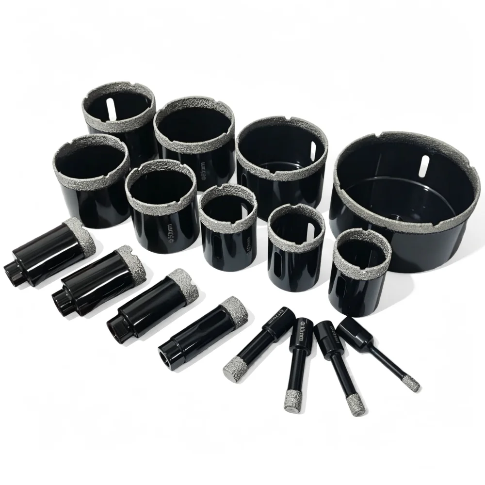 Diamond Drill Core Bit Dia 6-100mm Tile Hole Saw Drill for Brick Ceramic Tile Marble Granite M10 Thread Tile Drill Core Bit