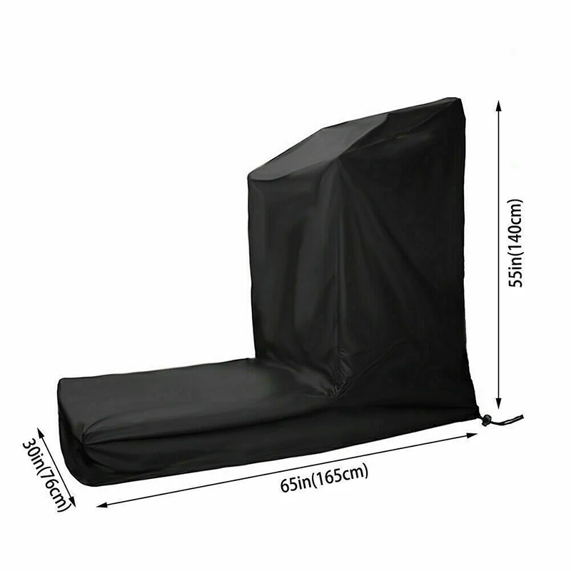 Black Indoor Outdoor Waterproof Treadmill Cover Running Jogging Machine Dustproof Shelter Protection All-Purpose Dust Covers