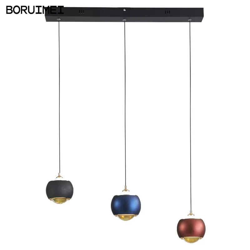 

Легкая роскошная прикроватная люстра для спальни, минималистичный современный дизайн, круглая, в форме шара, длинная подвесная люстра для столовой и фоновой стены