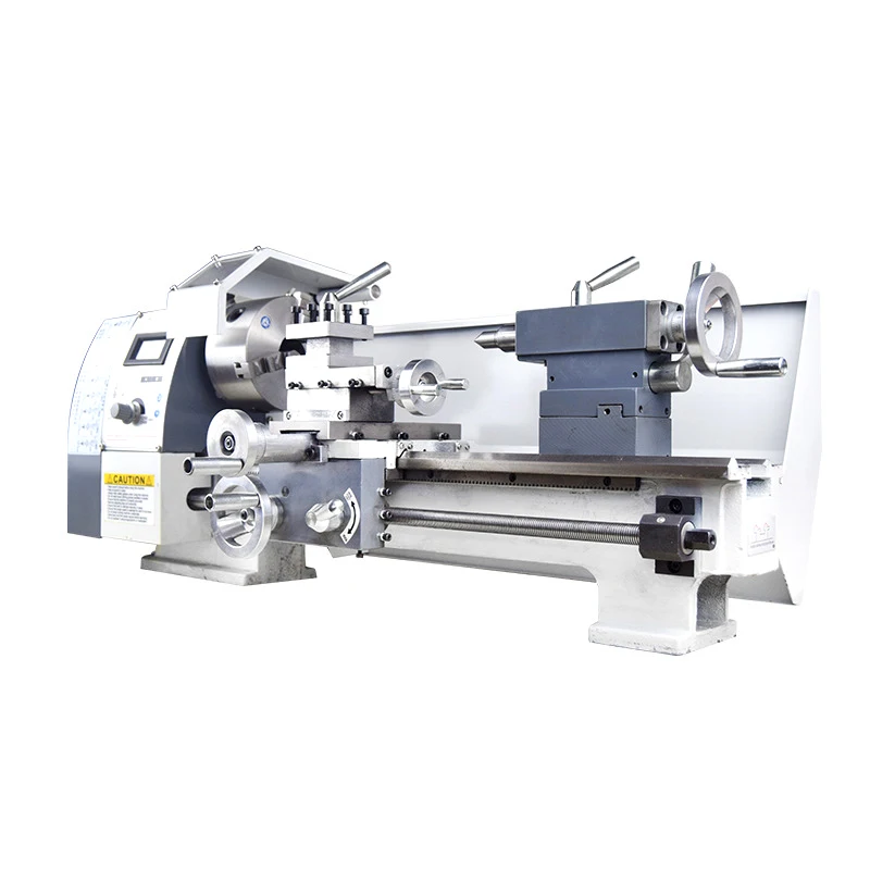 New WM210V Digital Metal Lathe / 38 Mm Spindle Through Hole Diameter,1100 W Brushless Motor All Metal Gear Lathe Wood