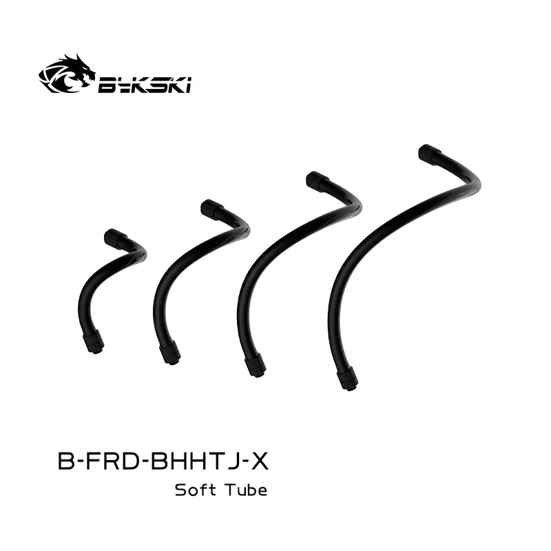 

Bykski B-FRD-BHHTJ-X All In One Soft Tube,Fast Connect Tube with Rotating Fitting,Anti-bending High Temperature Resistance