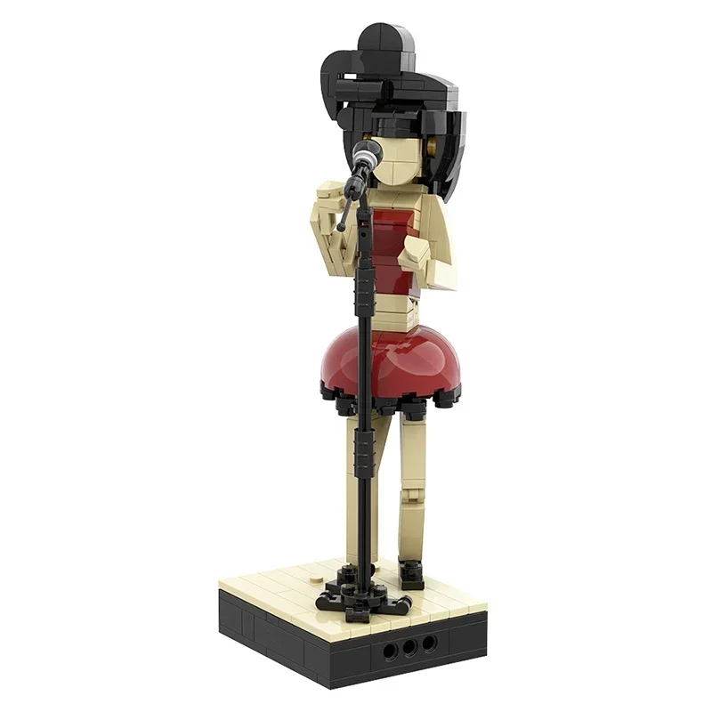 MOC Building Blocks Amy Winehouse Singer Beautiful Kitsch Collection Perfect Gift For Music Fans Juguetes Children Birthday Gift