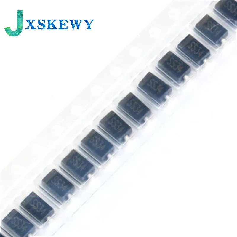 50Pcs 1N5822 SMA SS34 smd do-214ac IN5822 Schottky diode ss34