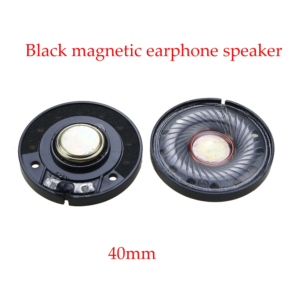 2PCS New 50mm 40mm 30mm 27mm Speaker Unit for DIY Headphone Excellent Sound  Diaphragm Clear Voice Deep Bass Highly