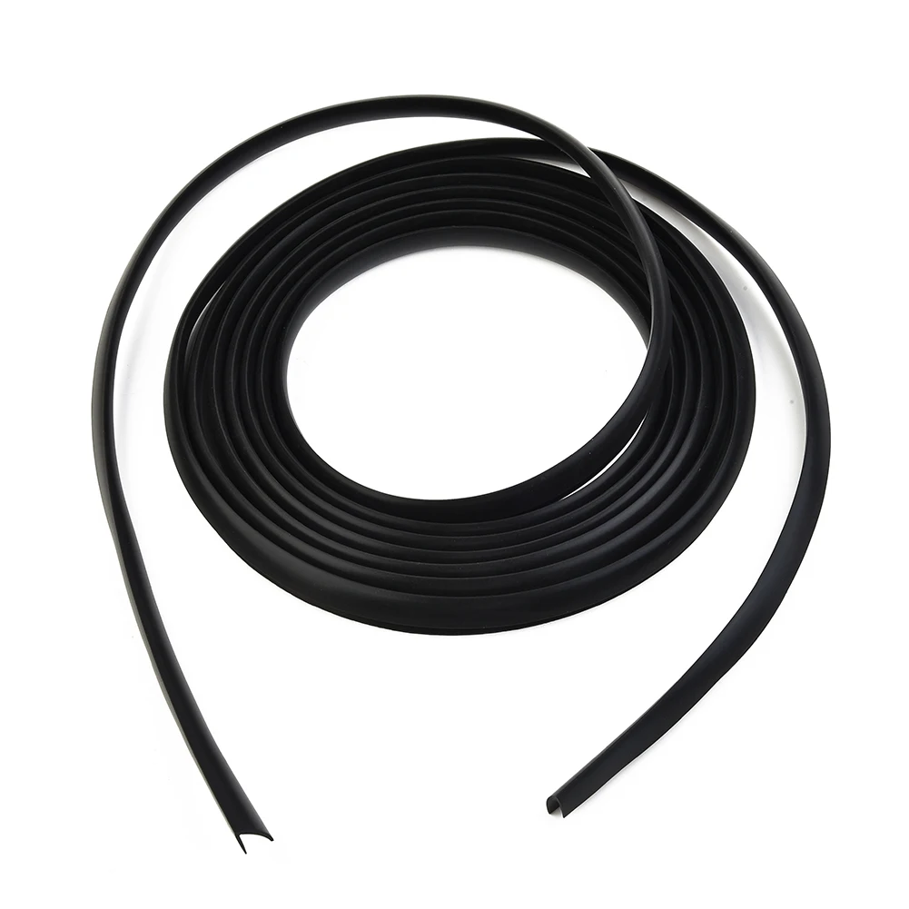 4m Length V Groove Car Door Seal Strip Rubber for Auto Side Casement Window Weatherproofing and Noise Reduction 15mm by 11mm