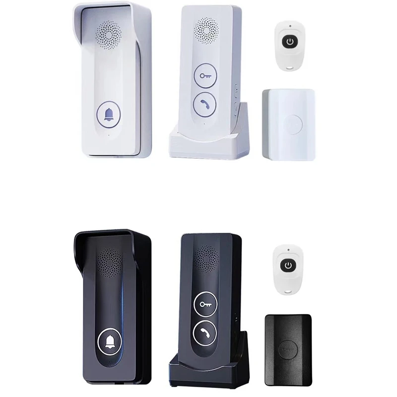 AB09-New 800M Long Distance Outdoor Doorbell Wireless Intercom Door Phone Unlocking Two-Way Intercom 433Mhz