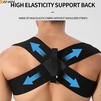 1PC Adjustable Back Shoulder Posture Corrector Belt, Clavicle Spine Support Reshape Your Body, Home Sport Upper Back Neck Brace