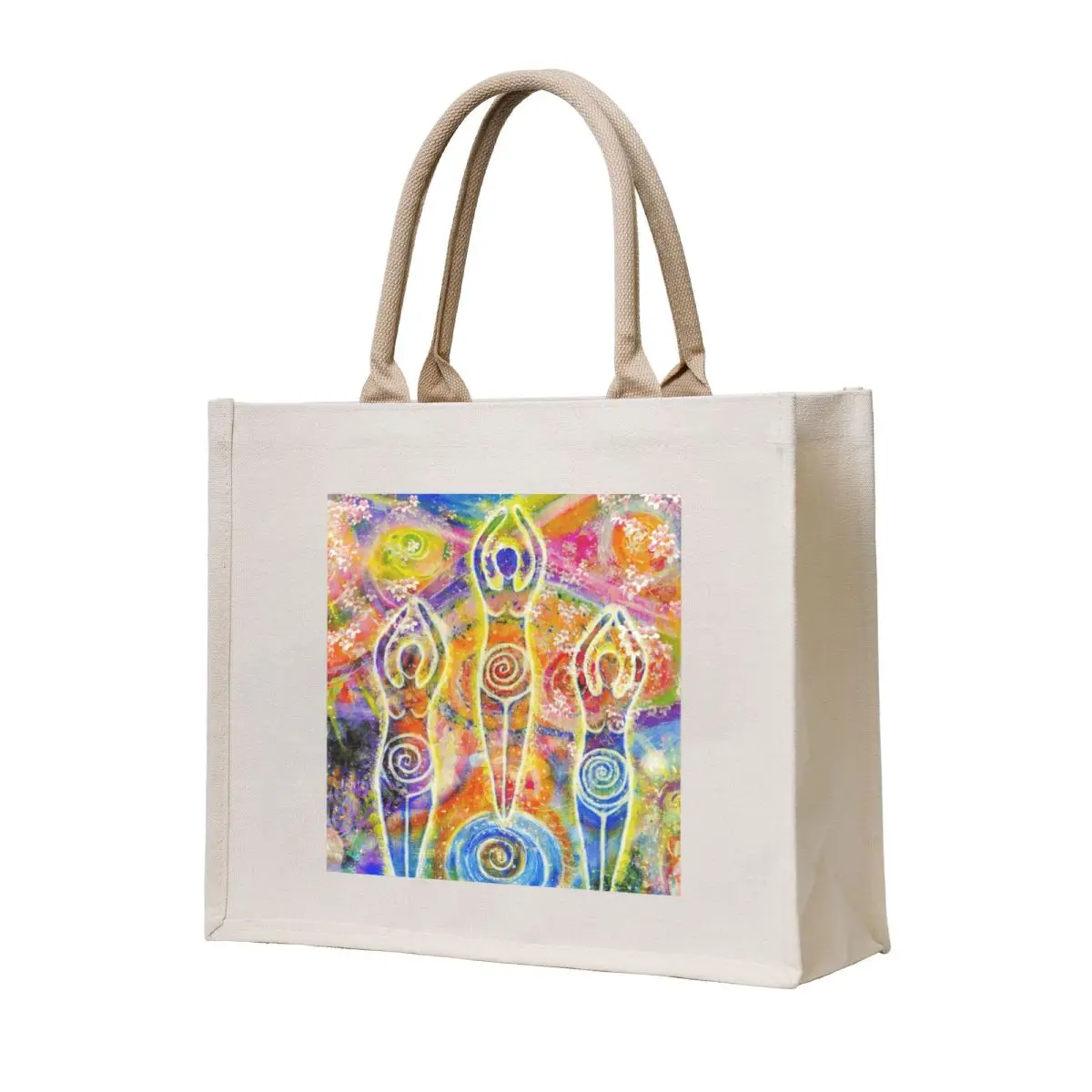 

Sisterhood of the devine feminine Tote Bag shopper bag women canvas Women's beach bags canvas tote bags shopping trolley bag