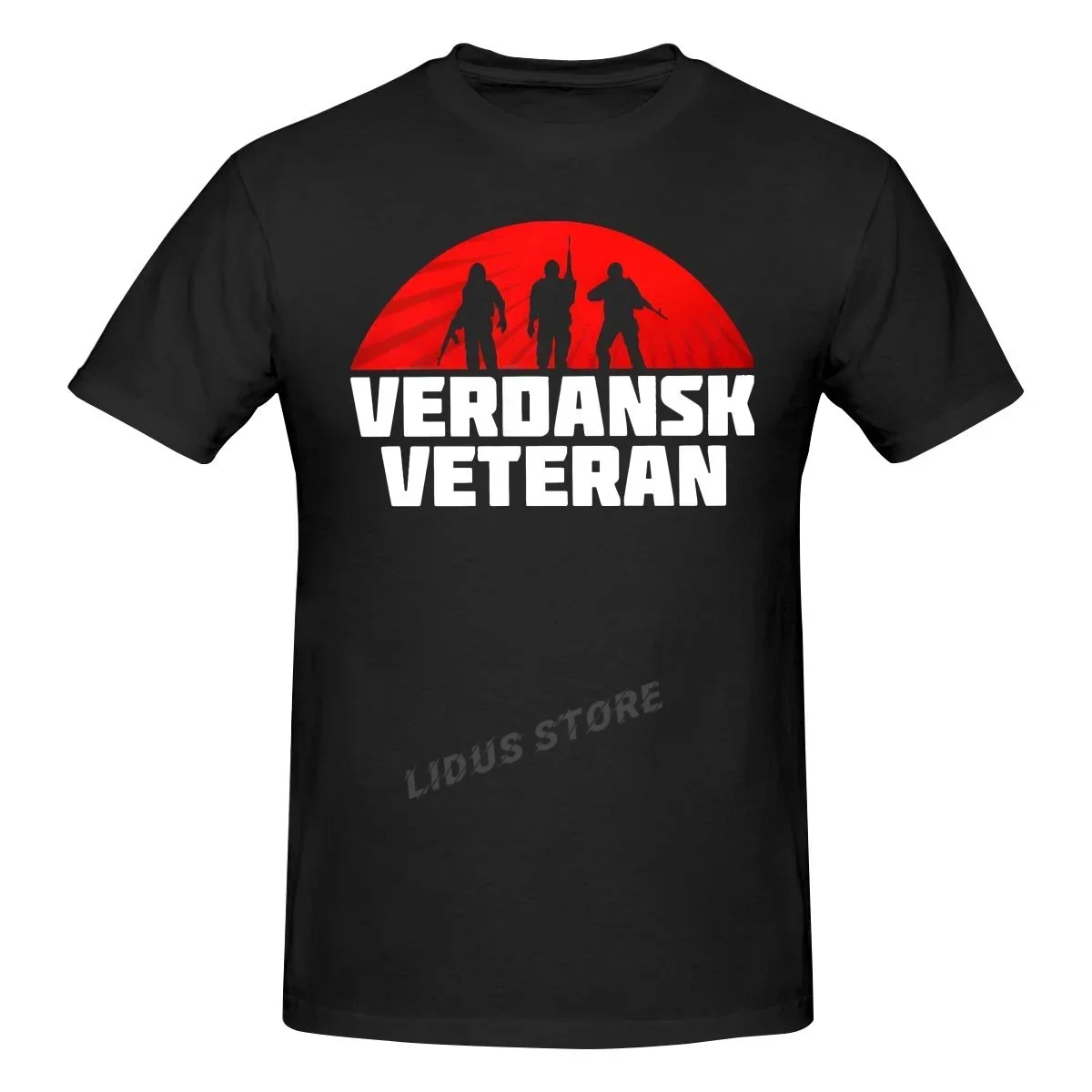 COD Warzone Game Newest TShirt For Men Verdansk Veteran Round Neck Basic T Shirt Personalize Gift Clothes OutdoorWear 6XL