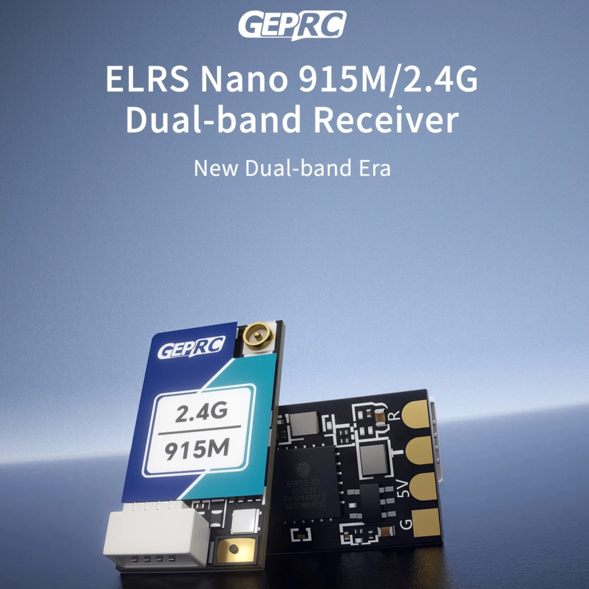 GEPRC ELRS Nano 915M/2.4G Dual-Band Receiver