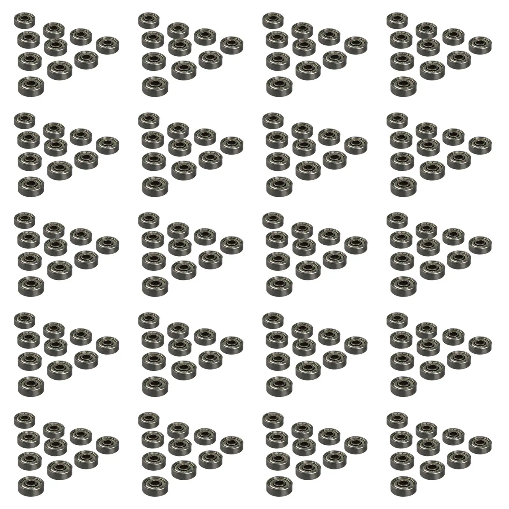 A27F-200 Pcs 625ZZ Single Row Deep Groove Radial Ball Bearing 16Mm X 5Mm X 5Mm