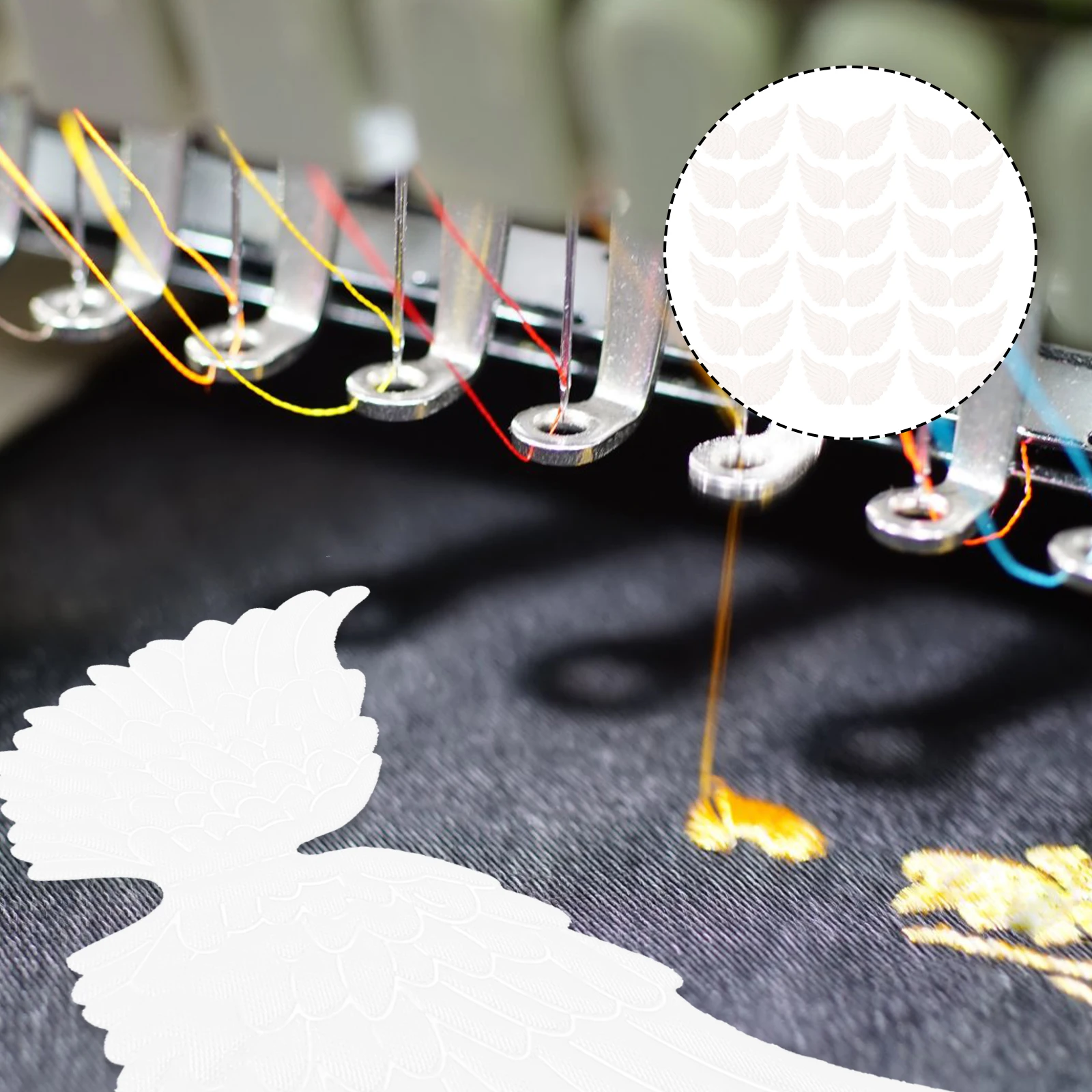 18 Buah Kerajinan Sayap DIY Dekorasi Sayap Malaikat Realistis yang Indah untuk Dekorasi Tas Dekorasi Pesta Ornamen DIY