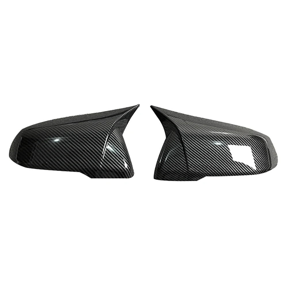 

Car Carbon Fiber Rear View Rearview Side Glass Mirror Cover Trim Frame Side Mirror Caps For-BMW X1 F48 F49 F40 F52 F39