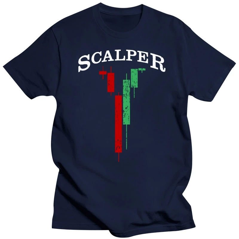 Scalper T-Shirt Bearish Bullish Trader Investor Fun Analyst Investment Banker Cotton Tee Shirt Newest Fashion