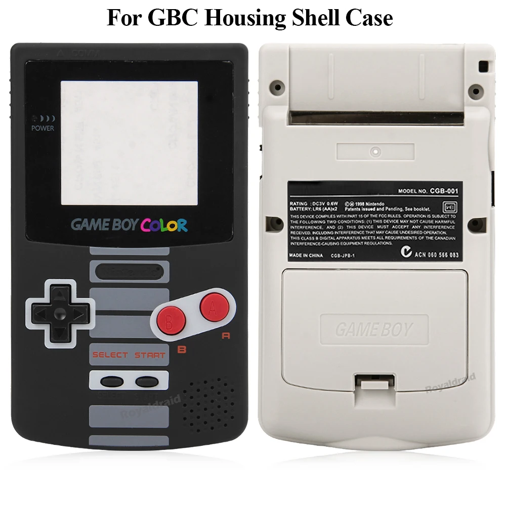 NEW Limited Edition Full Housing Shell For GBC Game Console with Buttons Replacement For GameBoy Color Housing Shell Case Kit