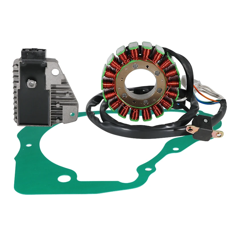 Regulator Magneto Stator Coil Gasket Kit for Yamaha XV125 XV125S XV250 Virago V-Star OEM:2UJ-81410-00 /3DM-81960-00/3DM-15451-00