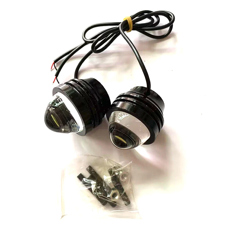 10w flash olho de águia olho de peixe luz diurna led luz forte luz diurna reversa luz reversa motocicleta nevoeiro l