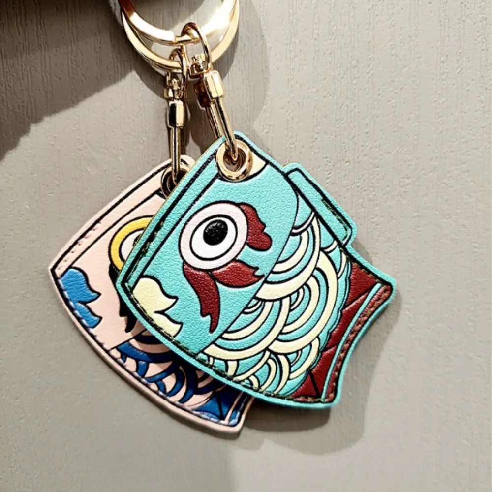 Leather Candle Leather Keychain Candle Shaped Portable Cartoon Candlestick Keyring Cartoon Candlestick Design Hanging Ornament