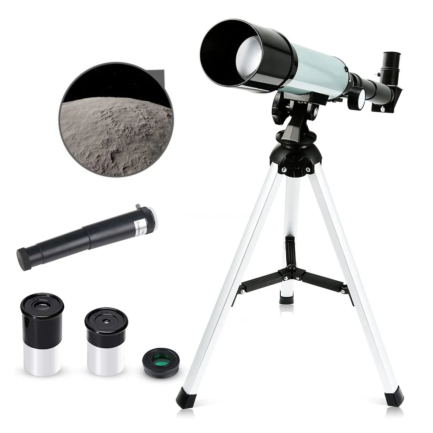 36050 Professional Astronomical Telescope Powerful Monocular Long Range Binoculars Moon Space Planet Observation Gifts for Kid