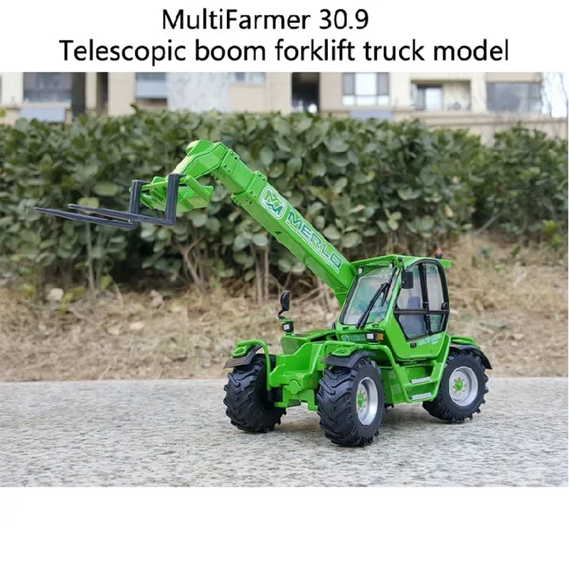 ROS 1:32 Scale MERLO MULTIFARMER High-altitude Telescopic Arm Loader Alloy Forklift Model Collection Toys