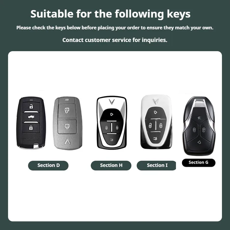 Zinc Alloy Car Key Cover Shell For Vinfast VF3 5 6 7 8 9 31EV 32EV 33EV LUX A2.0 SA2.0 V8 E34 / VF8 / VF9 Protector Accessories