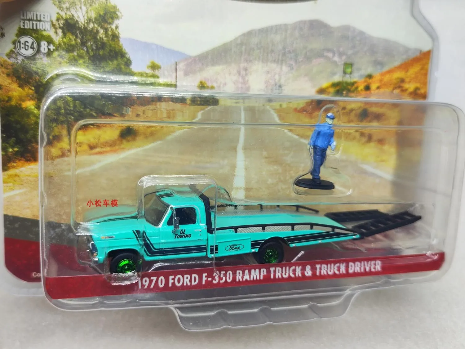 GreenLight 1:64 1970 Ford Ramp Legierung Automodell Druckguss Mini Auto Kinderspielzeug Geschenk