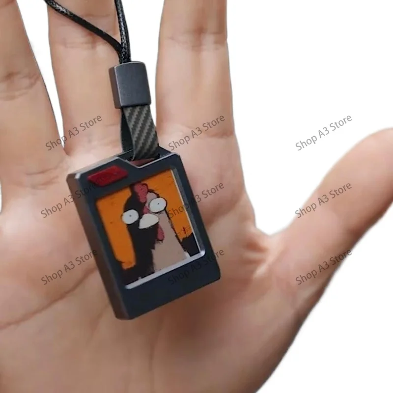 Personalized Ink Screen Keychain,  Electronic Tag & Anti-Lost Luggage Pendant