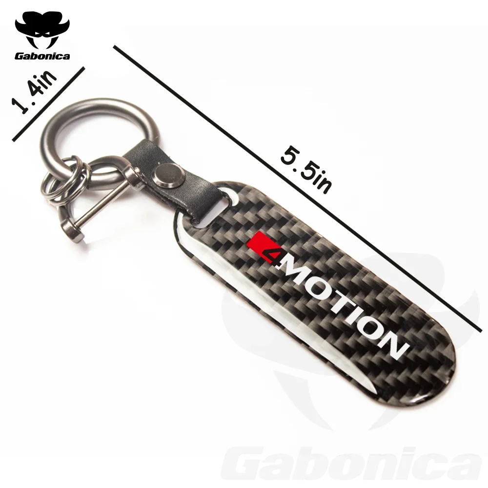 New Carbon fiber Keychain Key Ring Car Styling For VW Volkswagen SCIROCCO 4MOTION GTI R revo Tiguan MK2 4x4 Car Auto Accessories