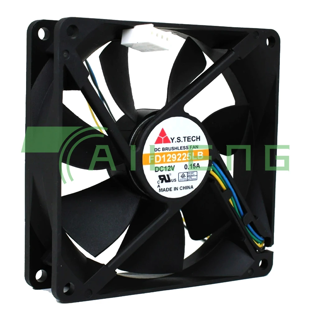 새로운 팬 FD 129225 LB 9225 12V 0.15A 9CM/cm 자동 섀시 전원 공급 장치 PWM 냉각 팬 2400RPM 45.8CFM