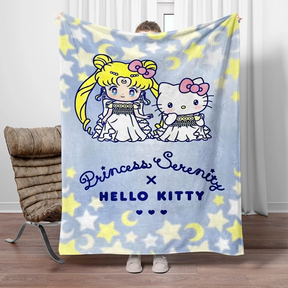 Sanrio Co branding blanket. Seasonal blankets. Used for sofas, beds, living rooms, travel picnics, blankets  thin blanket