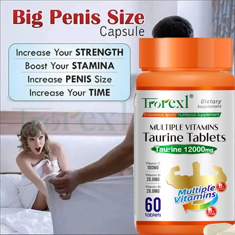 أقراص التورين متعددة الفيتامينات من تريكس، مكملات القوة البدنية، تعزيز الطاقة، مضاد للتعب