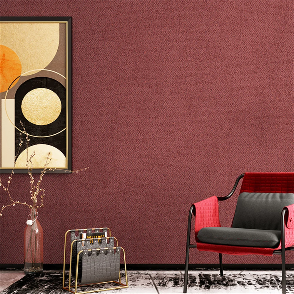 

Твердые нетканые льняные обои для гостиной, спальни, фоновые обои для салона красоты, ресторана, стены Обои