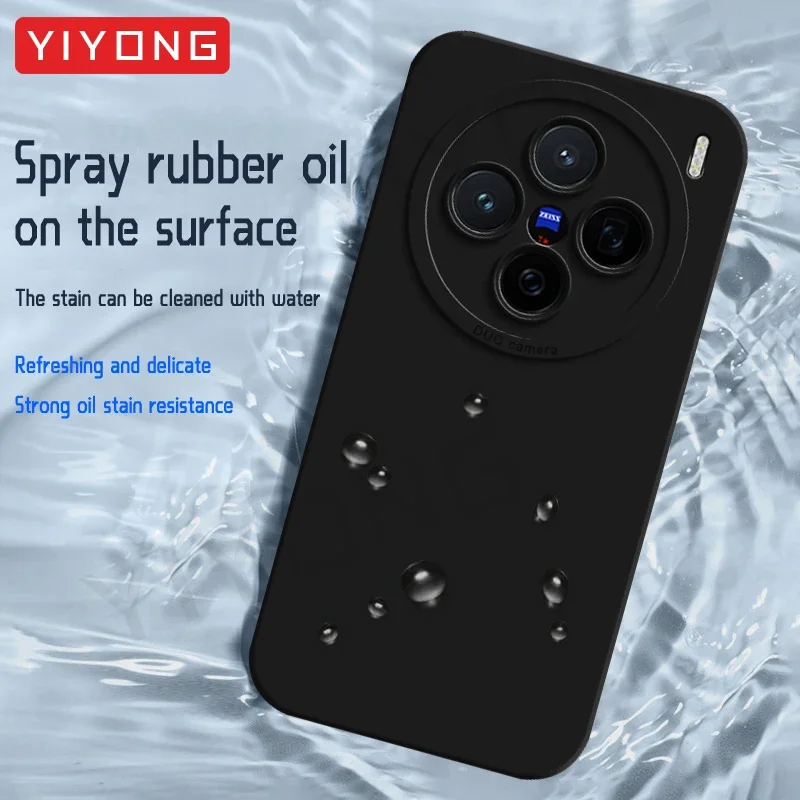 For Vivo X200 Pro Case YIYONG Original Liquid Silicone Soft Cover For VIVO X100 VivoX200 Pro Mini VivoX100 Ultra 5G Phone Cases