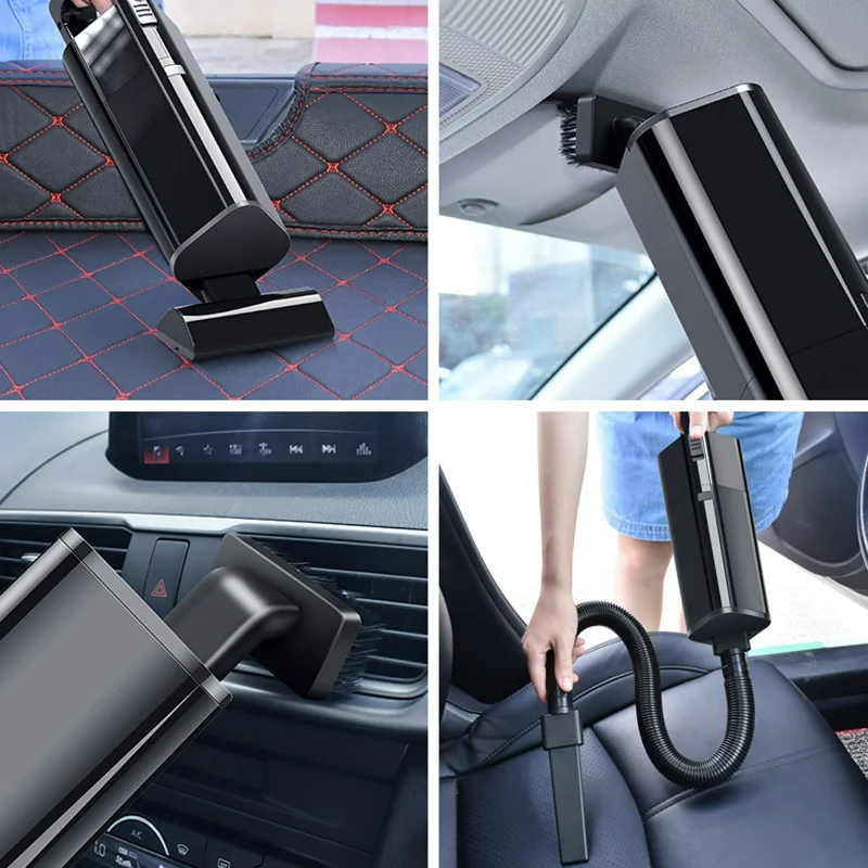 1개 신제품 12V 고출력 차량용 진공 청소기 - 습식 및 건식 겸용 휴대용 진공 청소기