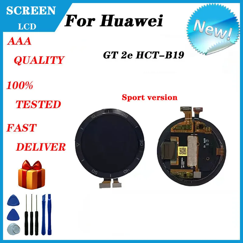 For HUAWEI Watch GT 2e HCT-B19 46mm LCD Screen Display Smart Watch Accessories Replacement And Repair Parts