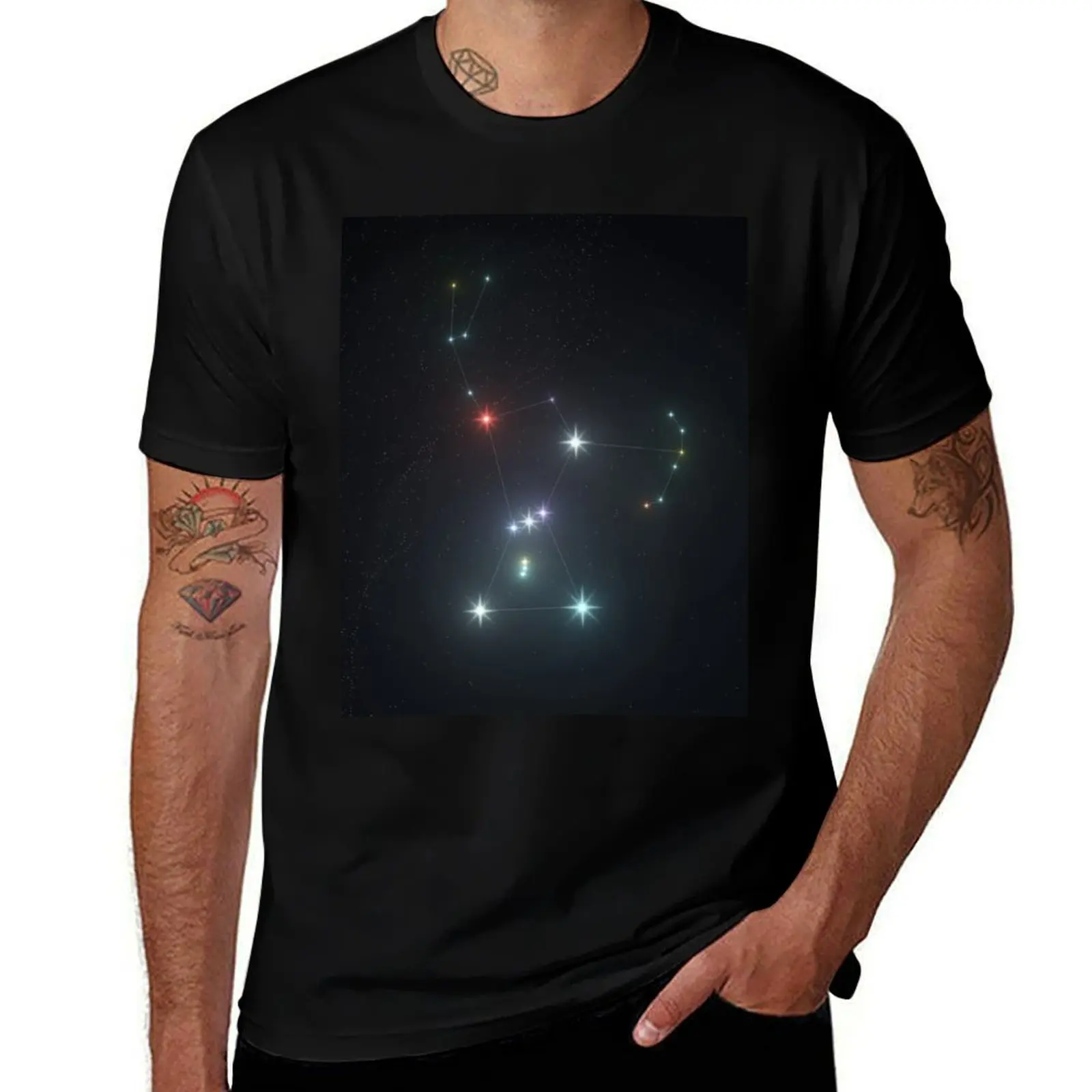 Orion constellation T-Shirt Abstract Pattern Print Top T-Shirt