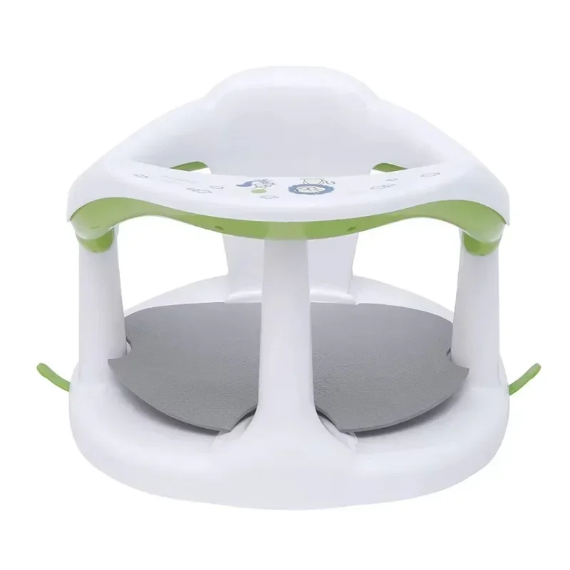 

Non-Slip Foldable Baby Bath Seat Cute Shape 360 Degrees Surround Infants Bathtub Seat with Suction Cups for 6-36 Months