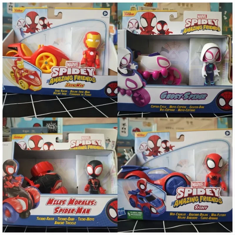 Oryginalne figurki akcji Hasbro Marvel Spider-Man i jego magiczni przyjaciele Zielony Goblin Gwen Electro zabawki dla chłopców i dziewcząt na prezent