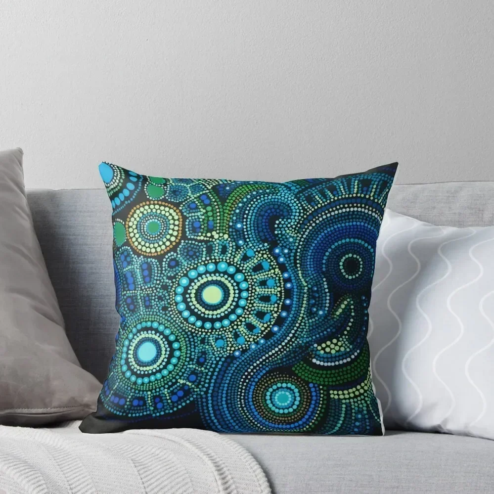

Aboriginal Art Print Throw Pillow Cusions Cover Christmas Covers Covers For Sofas Sofas Covers pillow