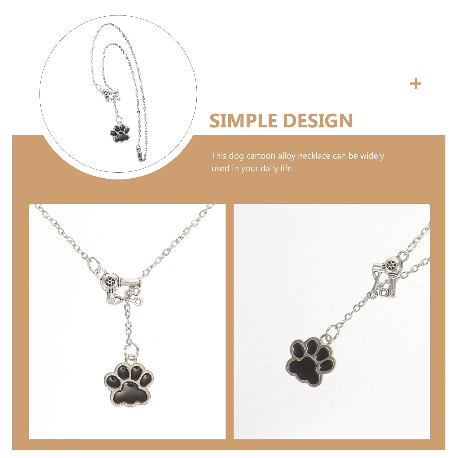 

Pet Necklace Cute Animal Charm Charms Chic Animals Zinc Alloy Costume Chain