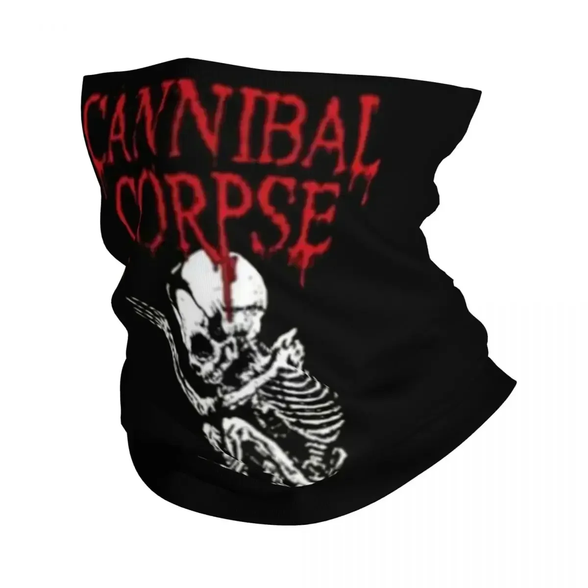 Cannibal Corpse Death Metal Band Bandana Neck Gaiter Printed Wrap Scarf Multi-use Cycling Scarf for Men Women Adult Breathable