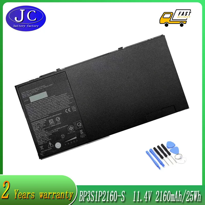 

JCLJF New BP3S1P2160 BP3S1P2160-S Laptop Battery For Getac F110 Tablet Series G8M3X2 441857100001 P/N:24285710000 11.4V 2160mAh